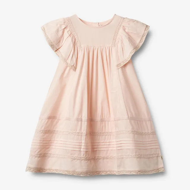 wheat-minna-kleid-powder-bio-baumwolle-spitze image 1