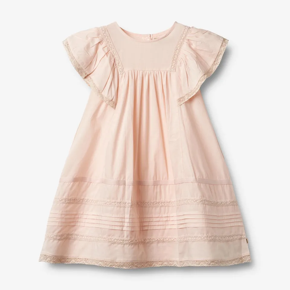 wheat-minna-kleid-powder-bio-baumwolle-spitze image 1