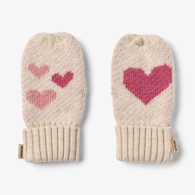 wheat-towsi-jacquard-mittens-offwhite-melange-merino image 1