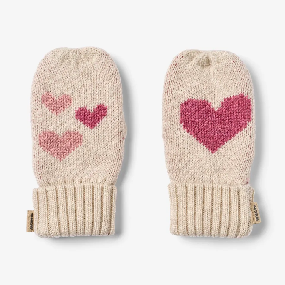 wheat-towsi-jacquard-mittens-offwhite-melange-merino image 1