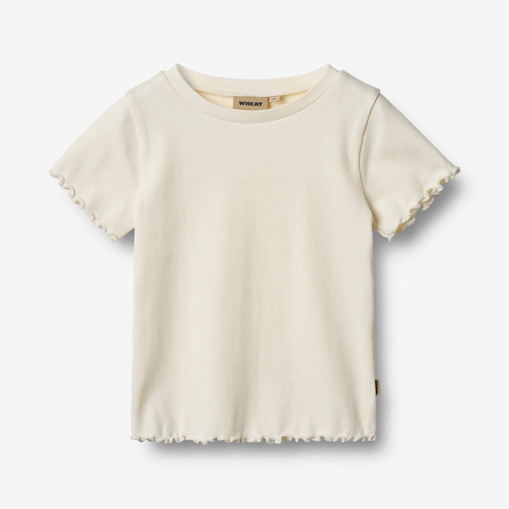 wheat-alicia-rippen-t-shirt-ivory-bio-baumwolle image 2