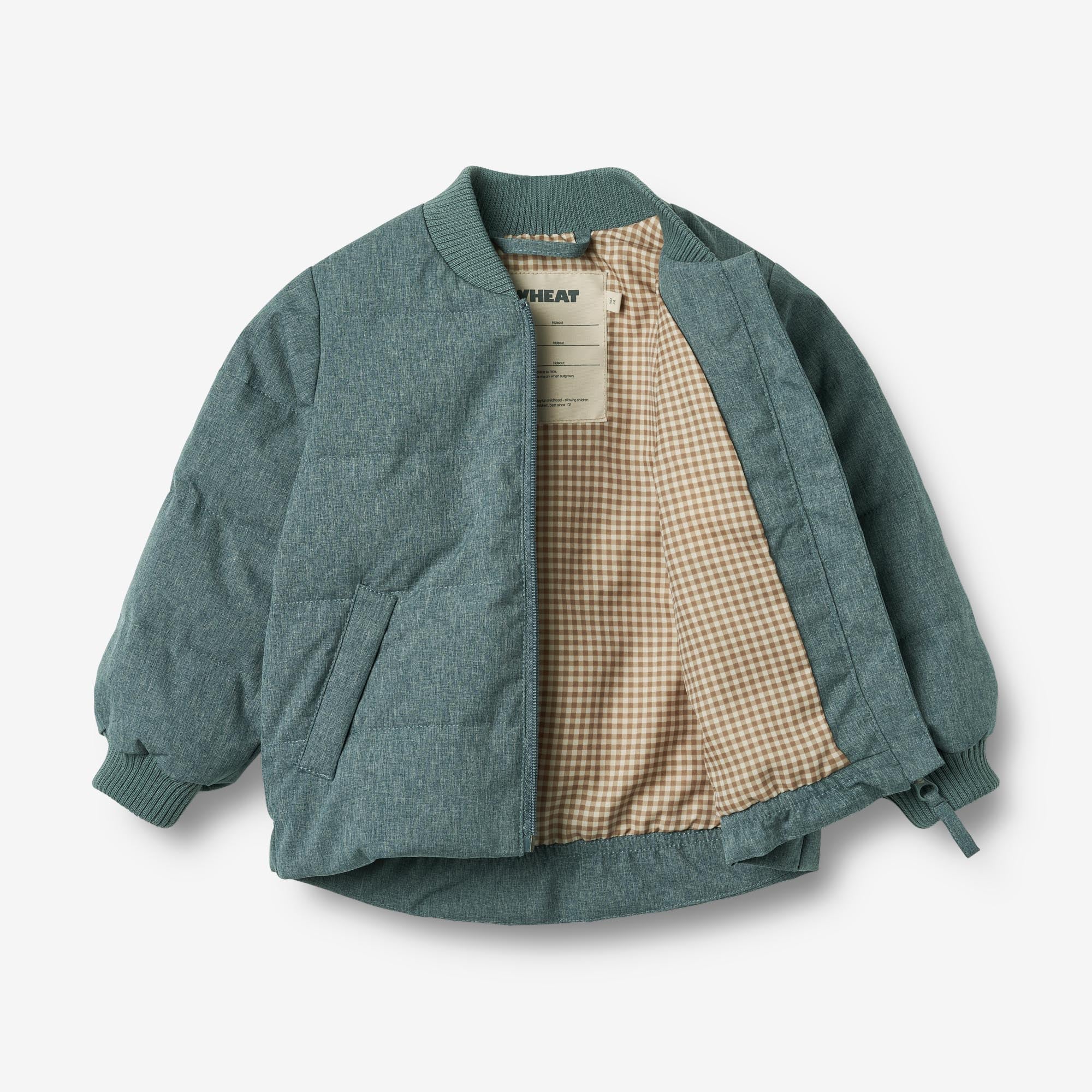wheat-malo-puffer-jacke-navy-melange-wasserabweisend image 3