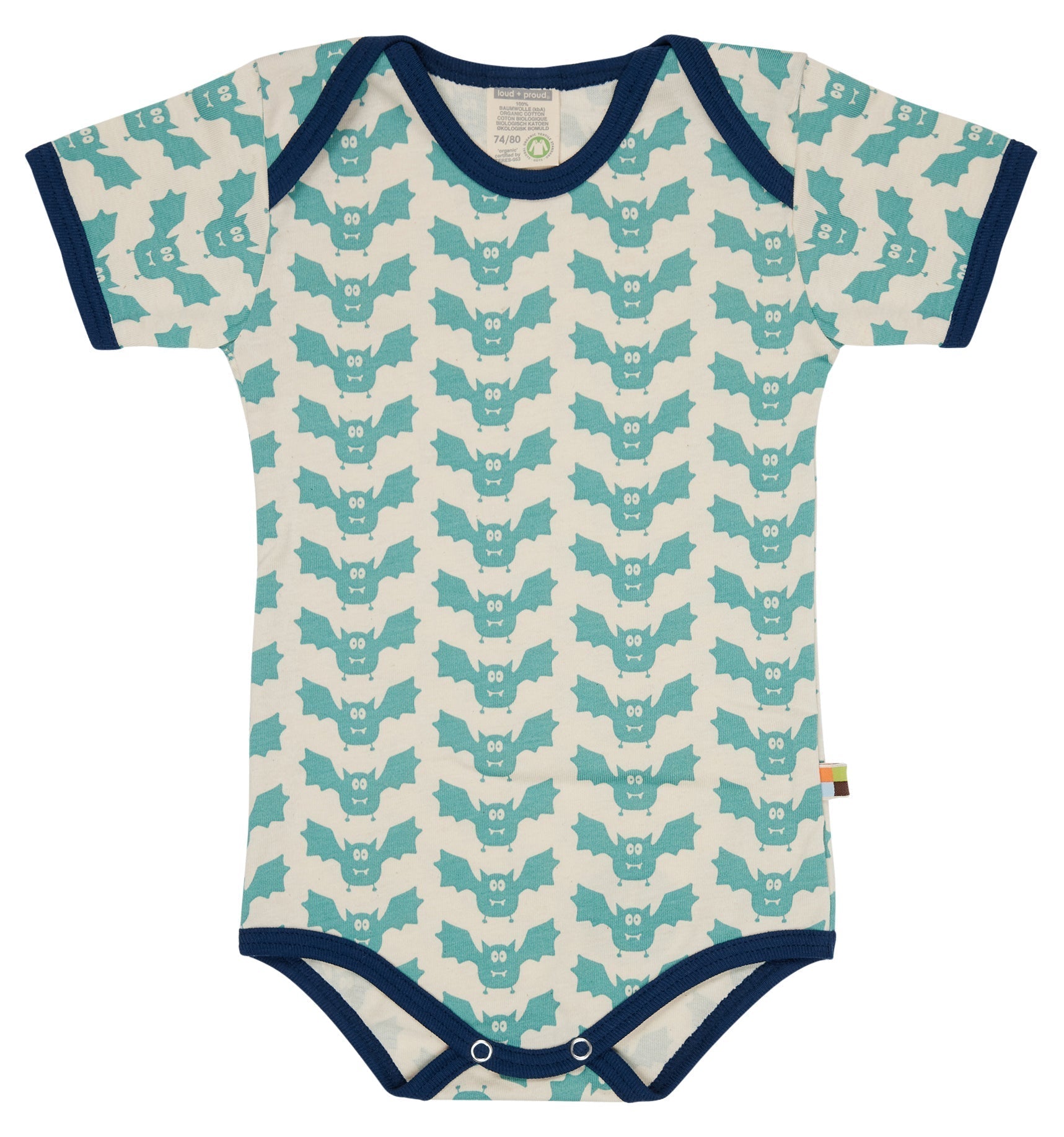 loud-proud-classics-body-kurzarm-aqua-50-56-bio-baumwolle image 3