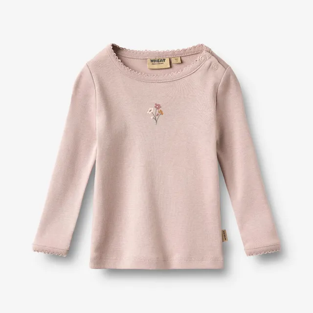 wheat-belis-langarmshirt-soft-lilac-baby-bio image 1