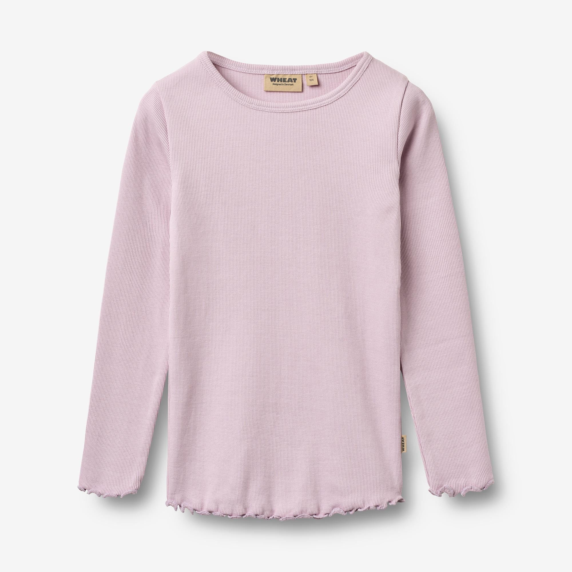 wheat-ida-m-dchen-langarmshirt-bio-lavender image 1