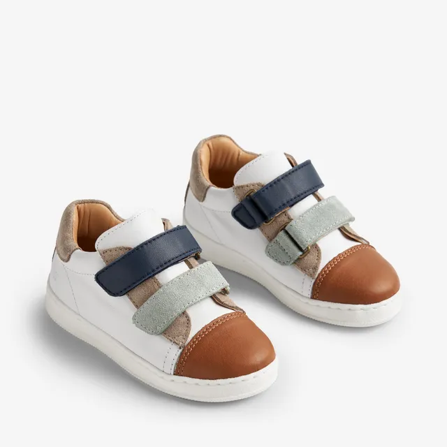 wheat-sneaker-velo-schuhe-cognac-leder-klett-unisex image 1