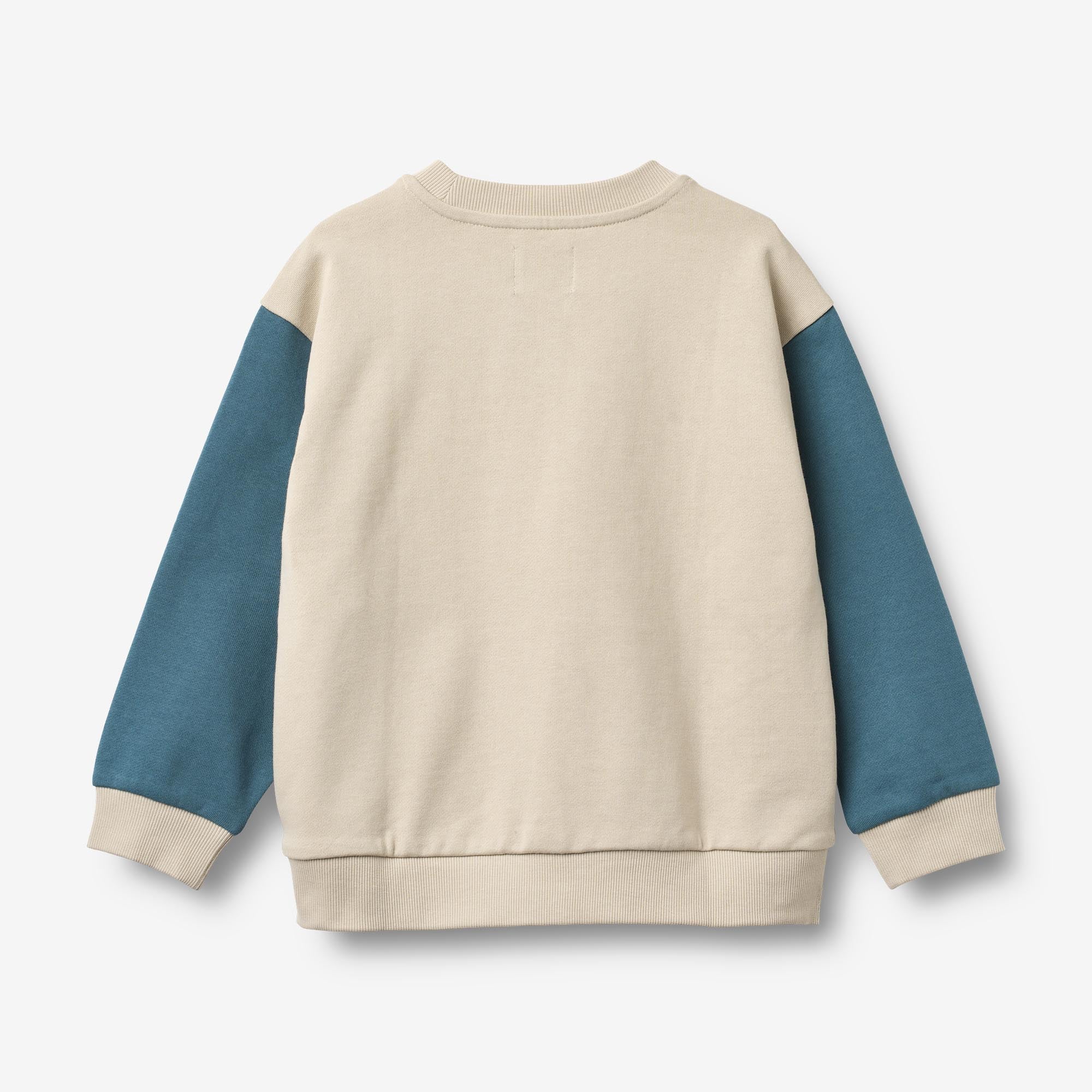 wheat-steff-sweatshirt-blue-teal-bio-baumwolle image 2
