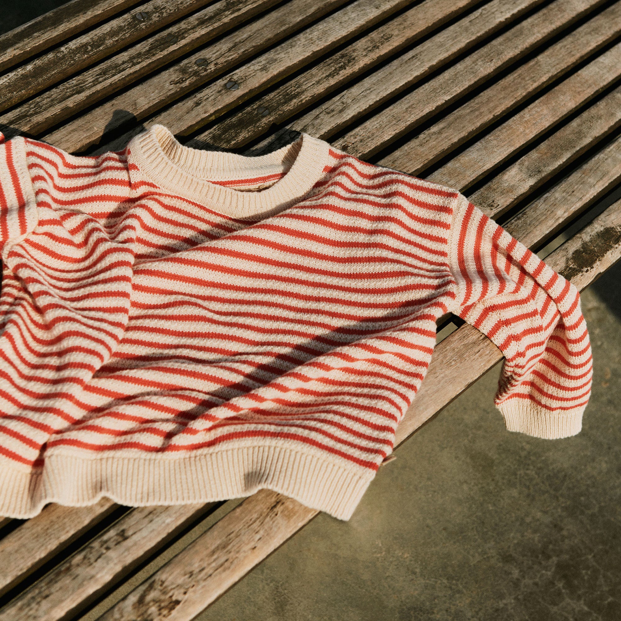 wheat-knit-leise-pullover-red-stripe-baumwolle image 5