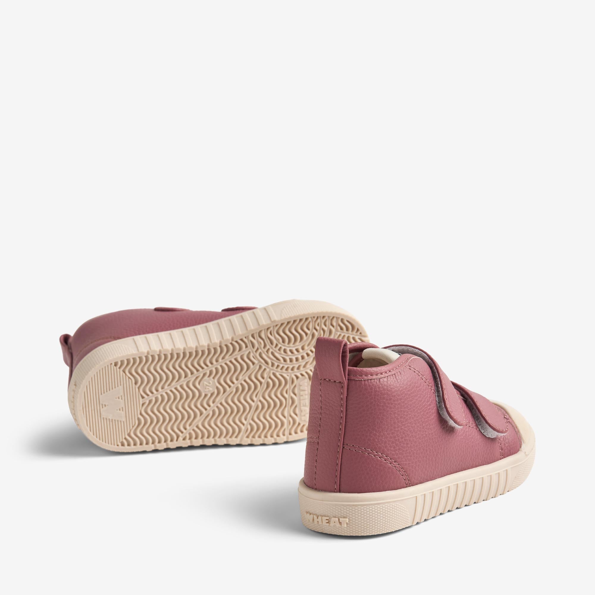 wheat-leo-sneaker-warm-lilac-leder-klett image 2