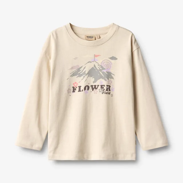 wheat-dixie-shirt-offwhite-langarm-bio-baumwolle-print image 1