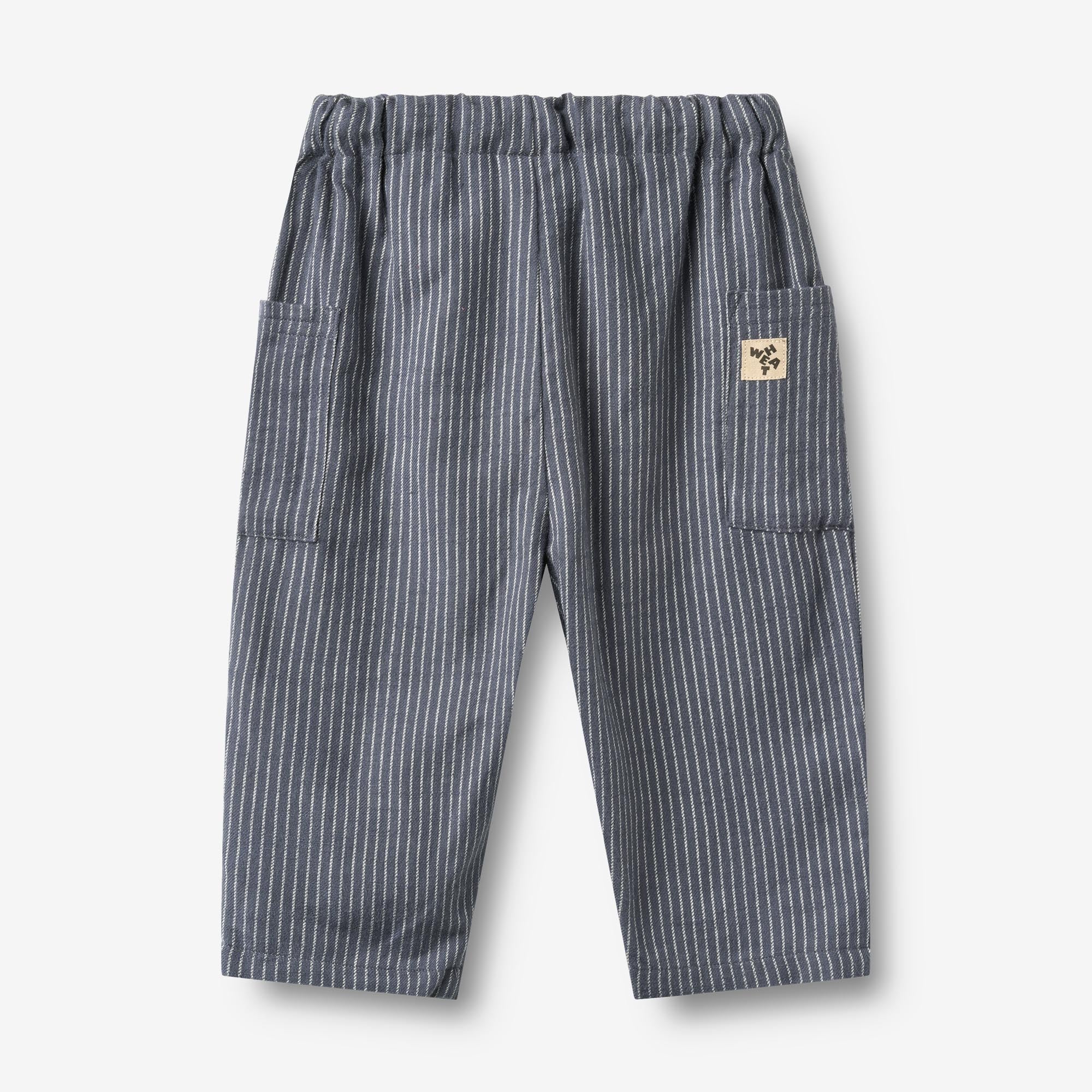 wheat-arne-hose-baby-greyblue-slub-stripe-bio-baumwolle image 2