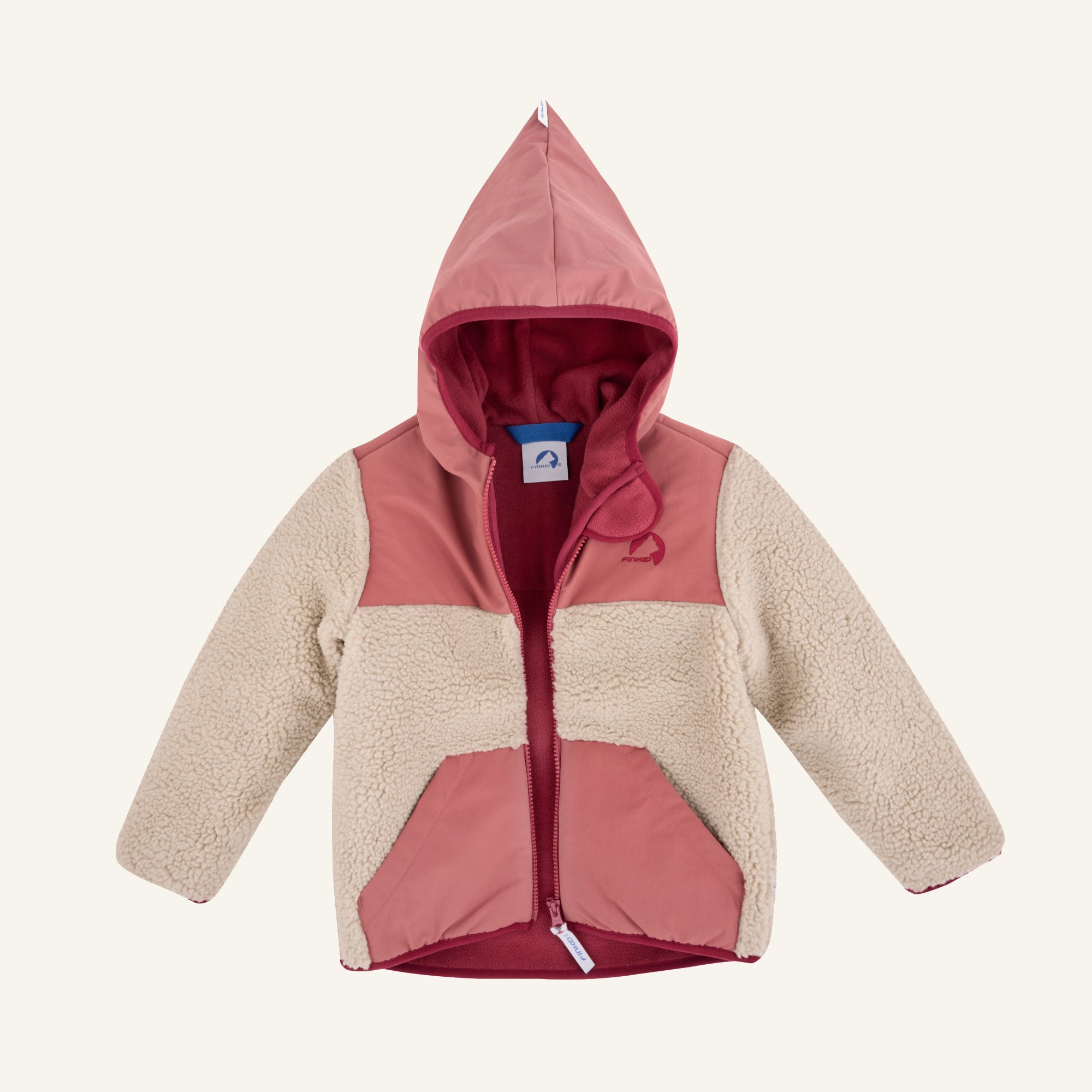 finkid-husky-kisko-teddy-teddyfleece-jacke-denim-navy image 5