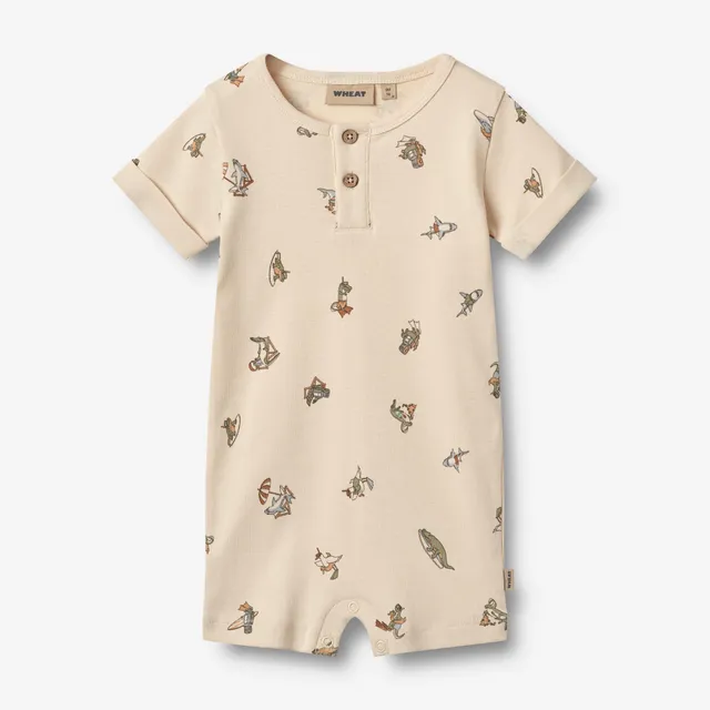 wheat-alfred-jumpsuit-kurzarm-bio-baumwolle-beach-friends image 1