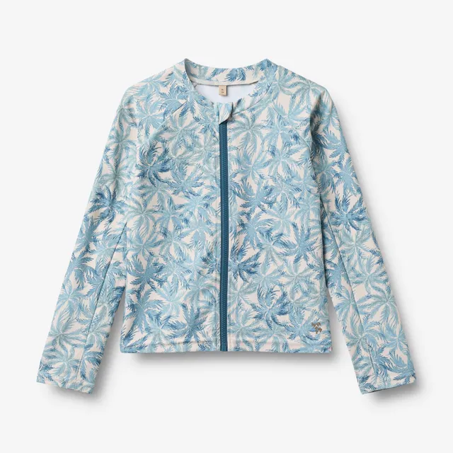 wheat-ada-schwimmshirt-blue-palm-uv-40-langarm image 1