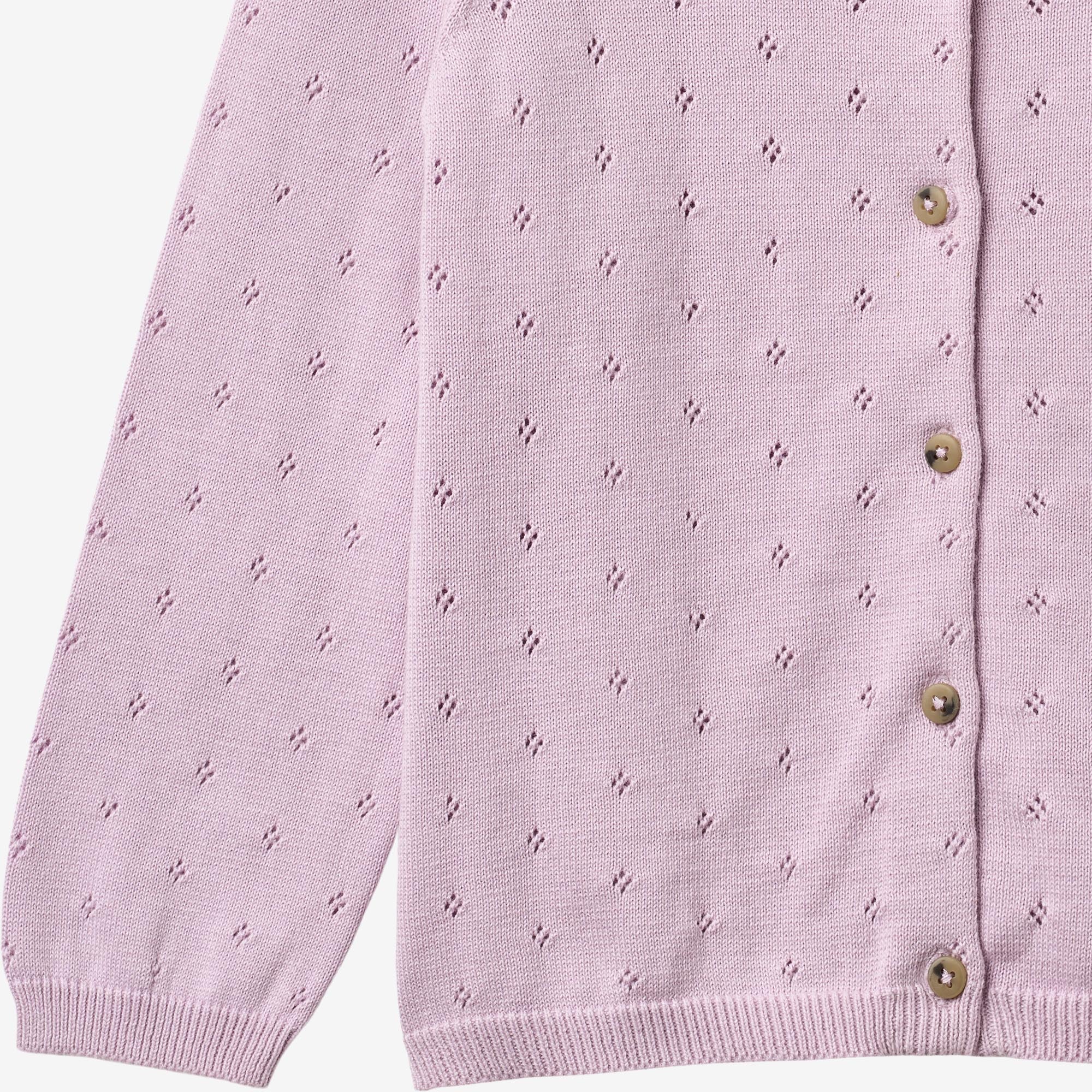 wheat-maia-strickjacke-lavender-bio-baumwolle image 3