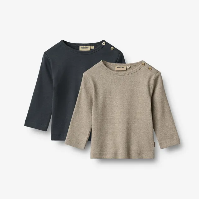 wheat-milo-langarmshirt-2er-pack-navy-bio-74-92 image 1