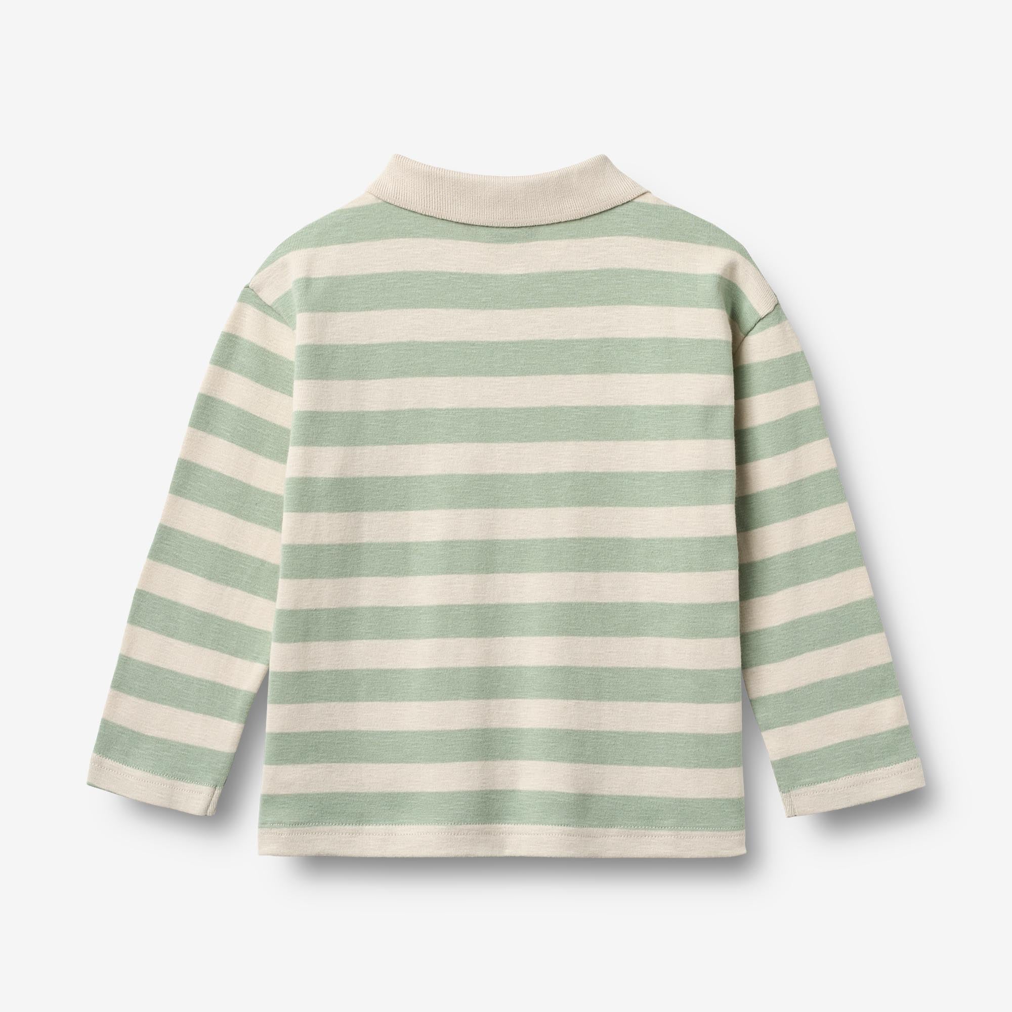 wheat-fred-polo-mint-stripe-bio-baumwolle image 4