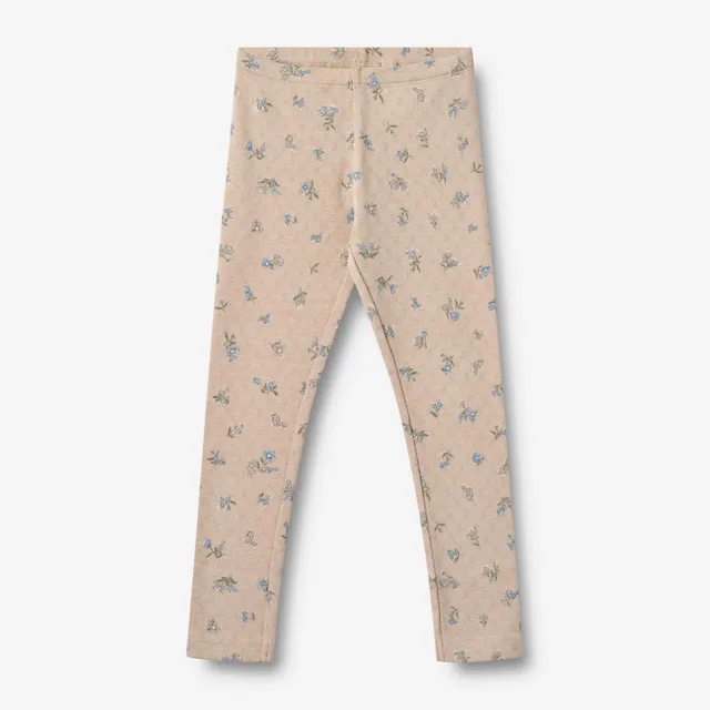 wheat-jules-leggings-warm-sand-flowers-bio-baumwolle image 1