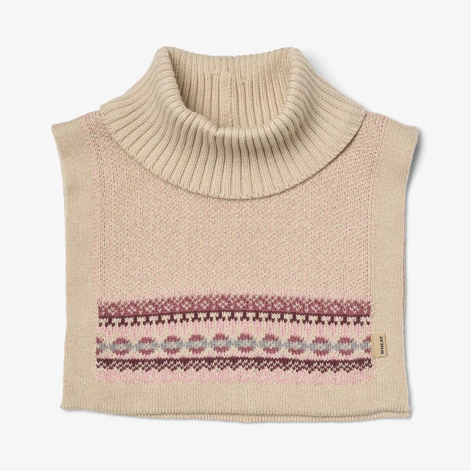 wheat-jacquard-neckwarmer-stoffe-halsw-rmer-rose-bio image 1