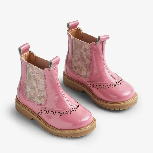 wheat-chelsea-double-elastic-champ-stiefel-pink-lackleder-24-35 image 1