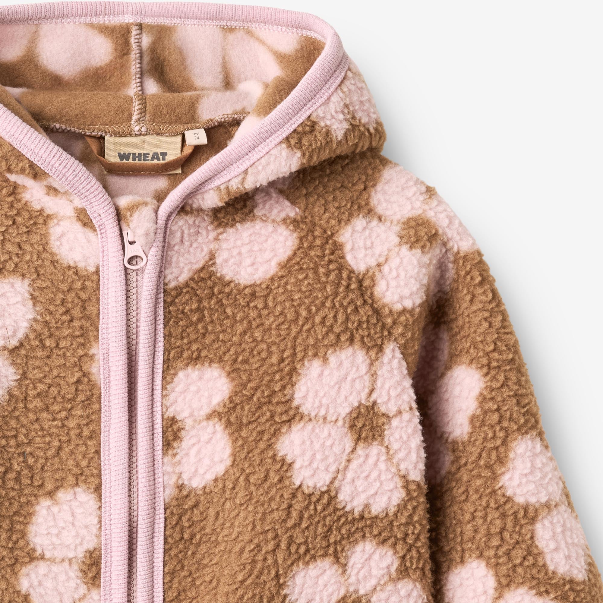 wheat-martinus-fleecejacke-warm-hazel-flowers-recycling image 7