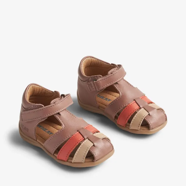 wheat-robbie-sandale-baby-old-rose-leder-klett image 1