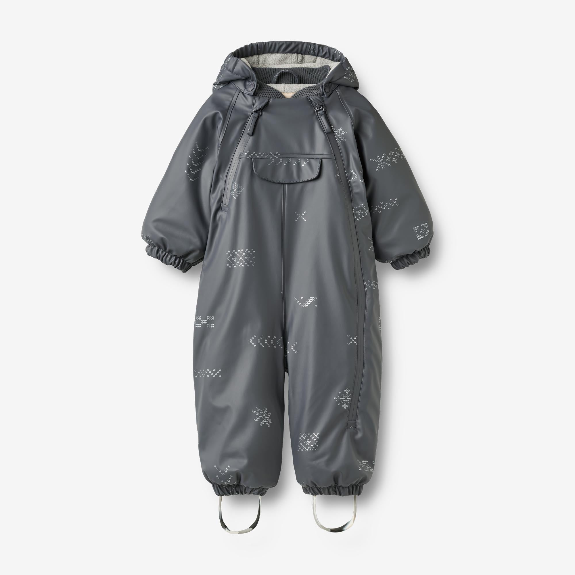 wheat-evig-wintersuit-reflective-jacquard-baby-schneeanzug-warm image 1