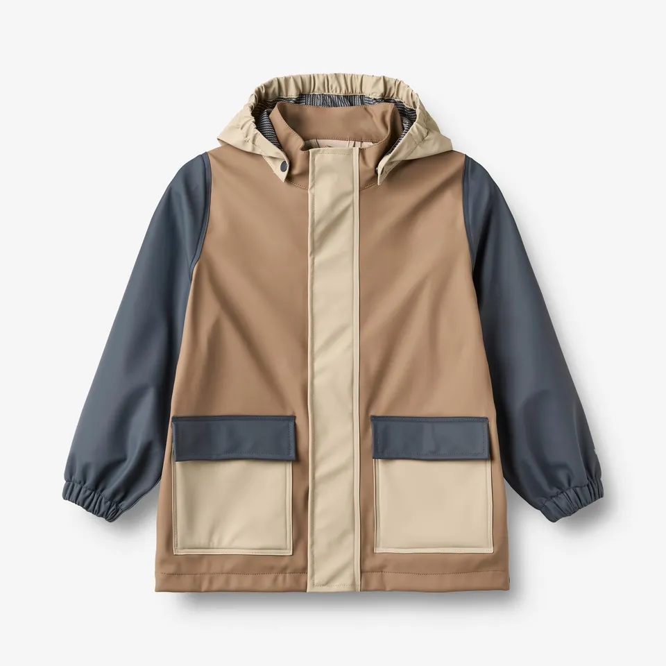 wheat-otu-regenjacke-white-pepper-kinder-wasserdicht image 1