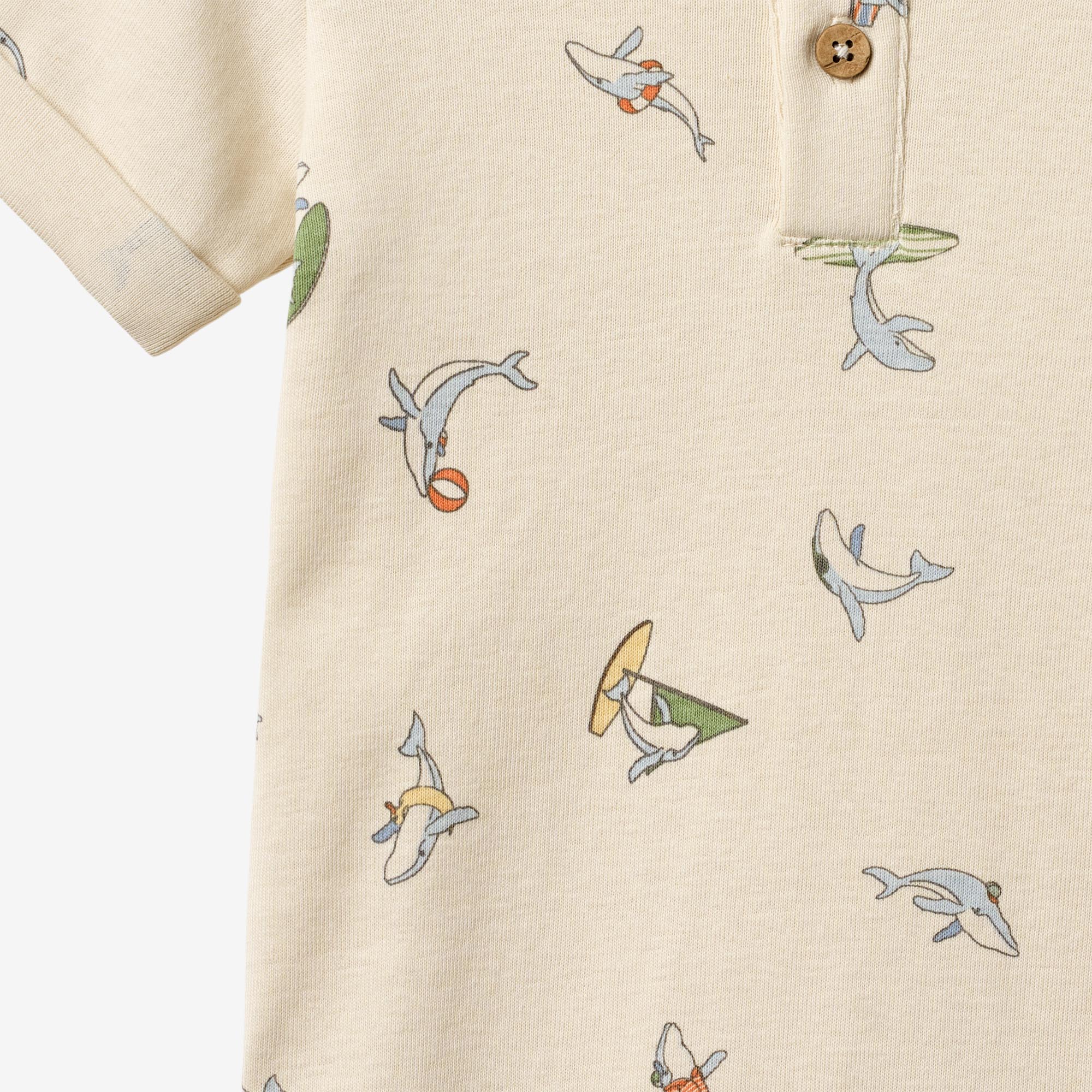 wheat-alfred-strampler-kurz-whale-friends-bio-baumwolle image 3
