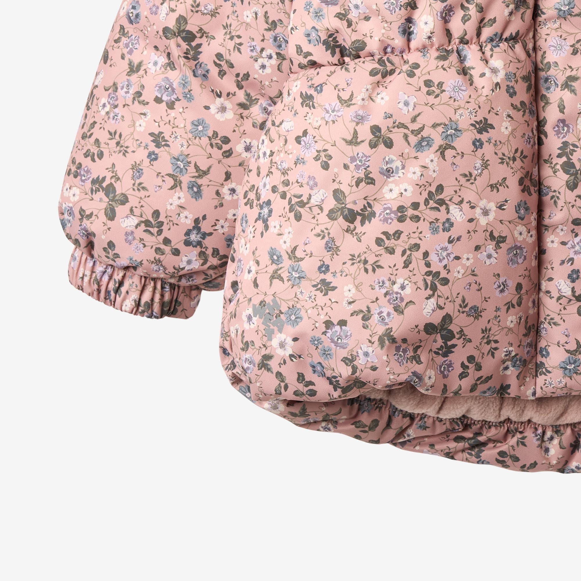 wheat-olga-puffer-jacke-baby-rose-powder-flowers-fleece image 8