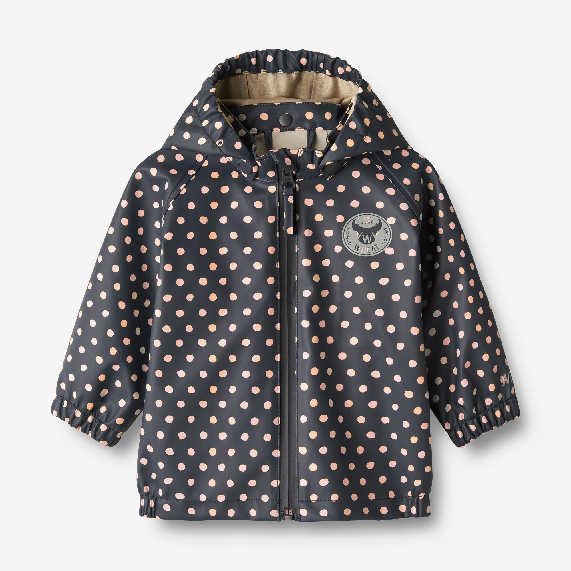 wheat-outerwear-chardy-jacket-regenjacke-ink-dots-80 image 1