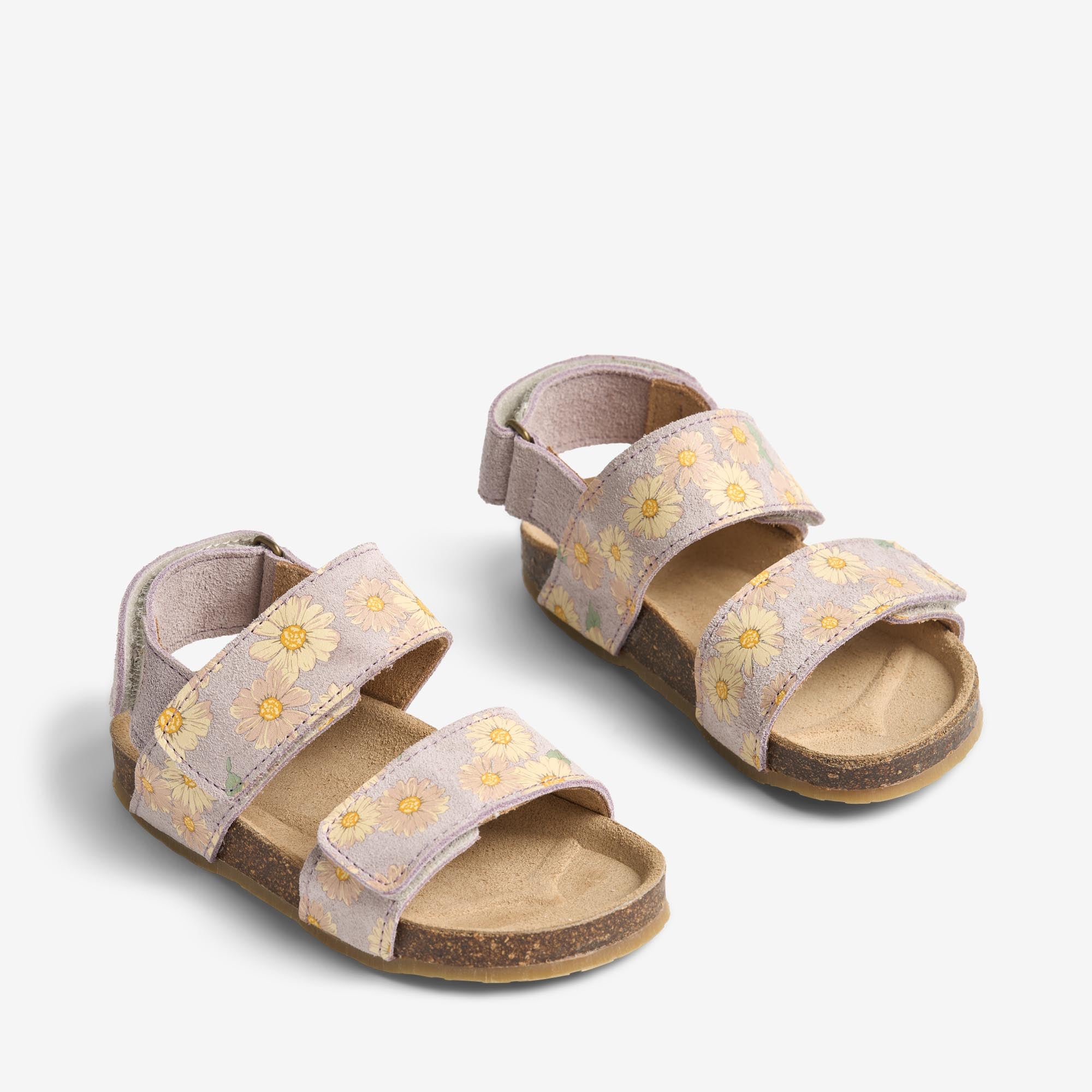 wheat-alphie-sandale-lavender-daisies-wildleder-klett image 1