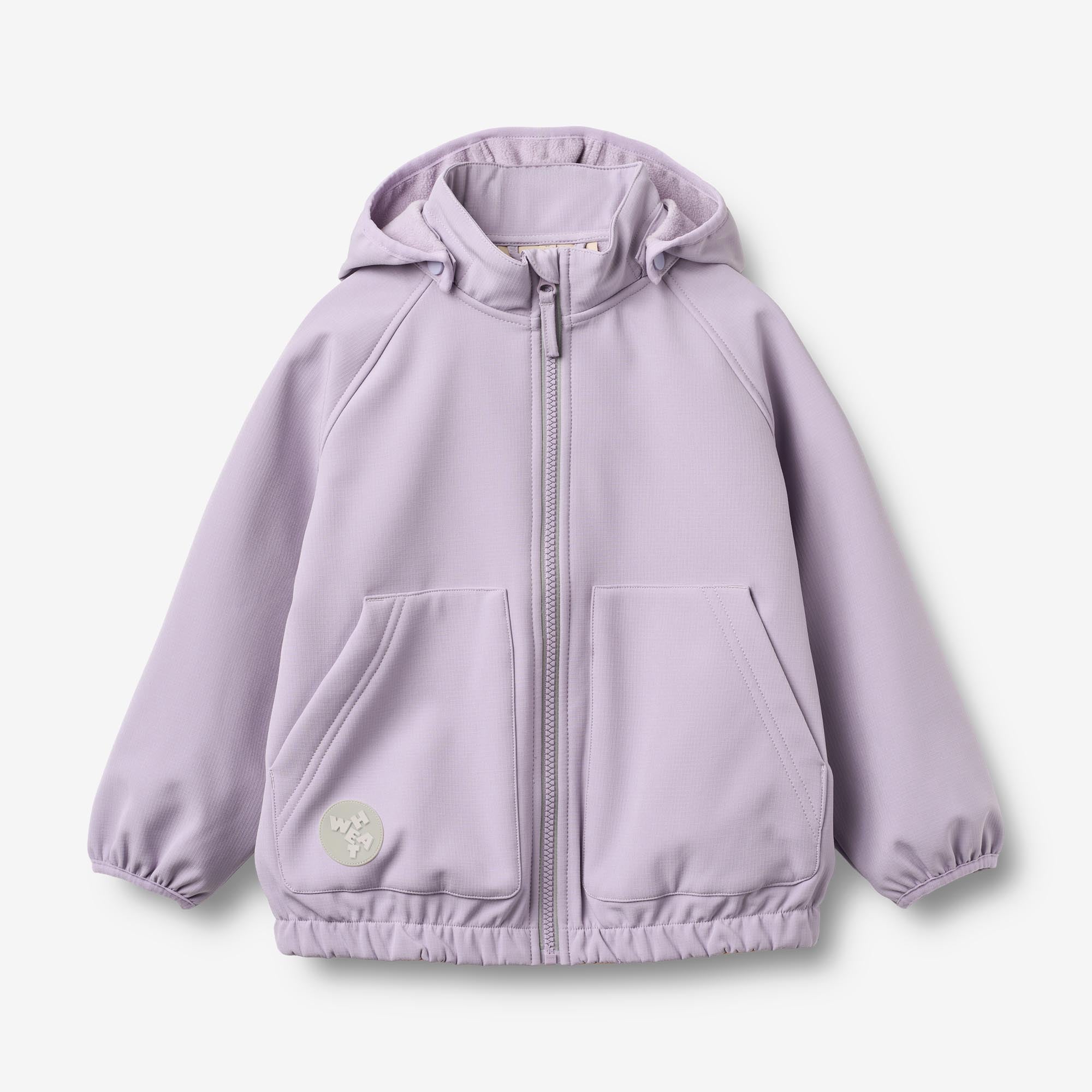 wheat-alleo-softshelljacke-warm-cosmic-lilac-kinder image 1