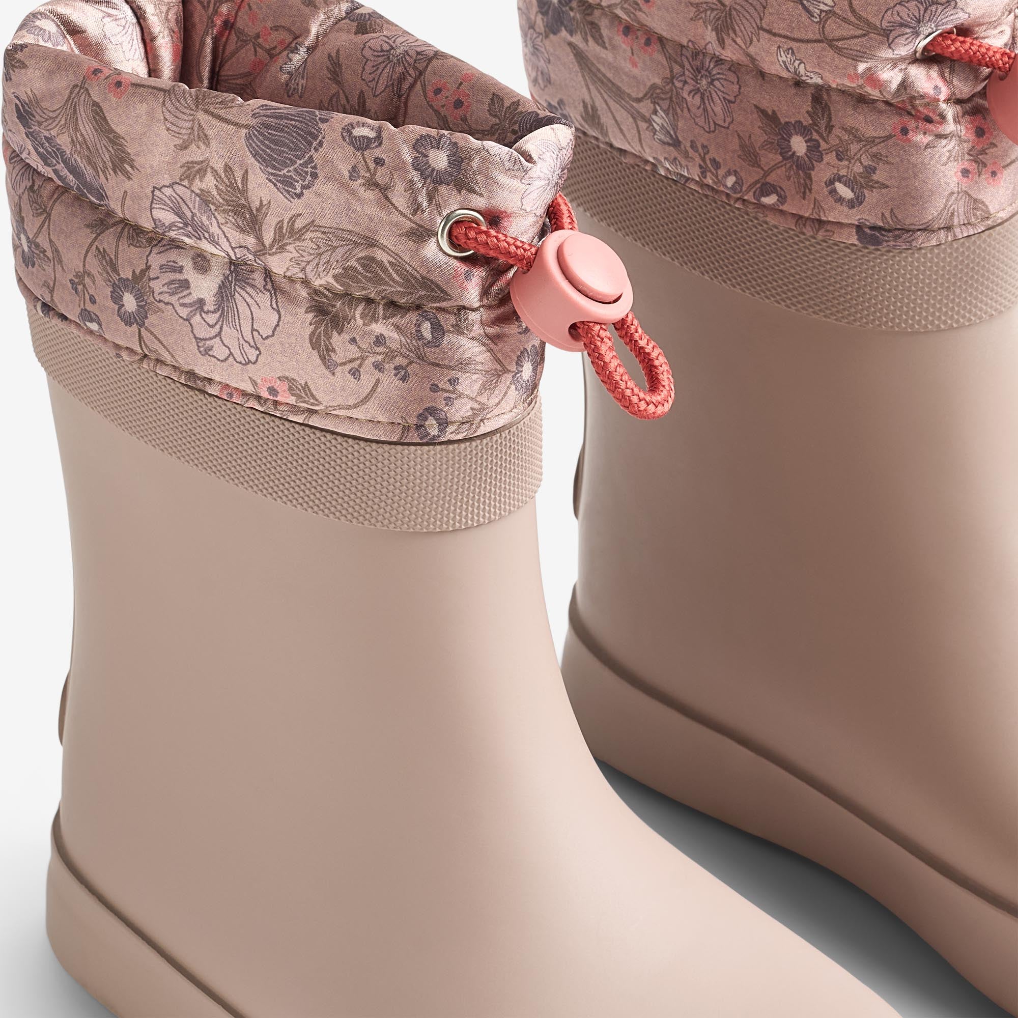 wheat-arden-thermo-barefoot-gummistiefel-golden-flowers-wollfutter image 7