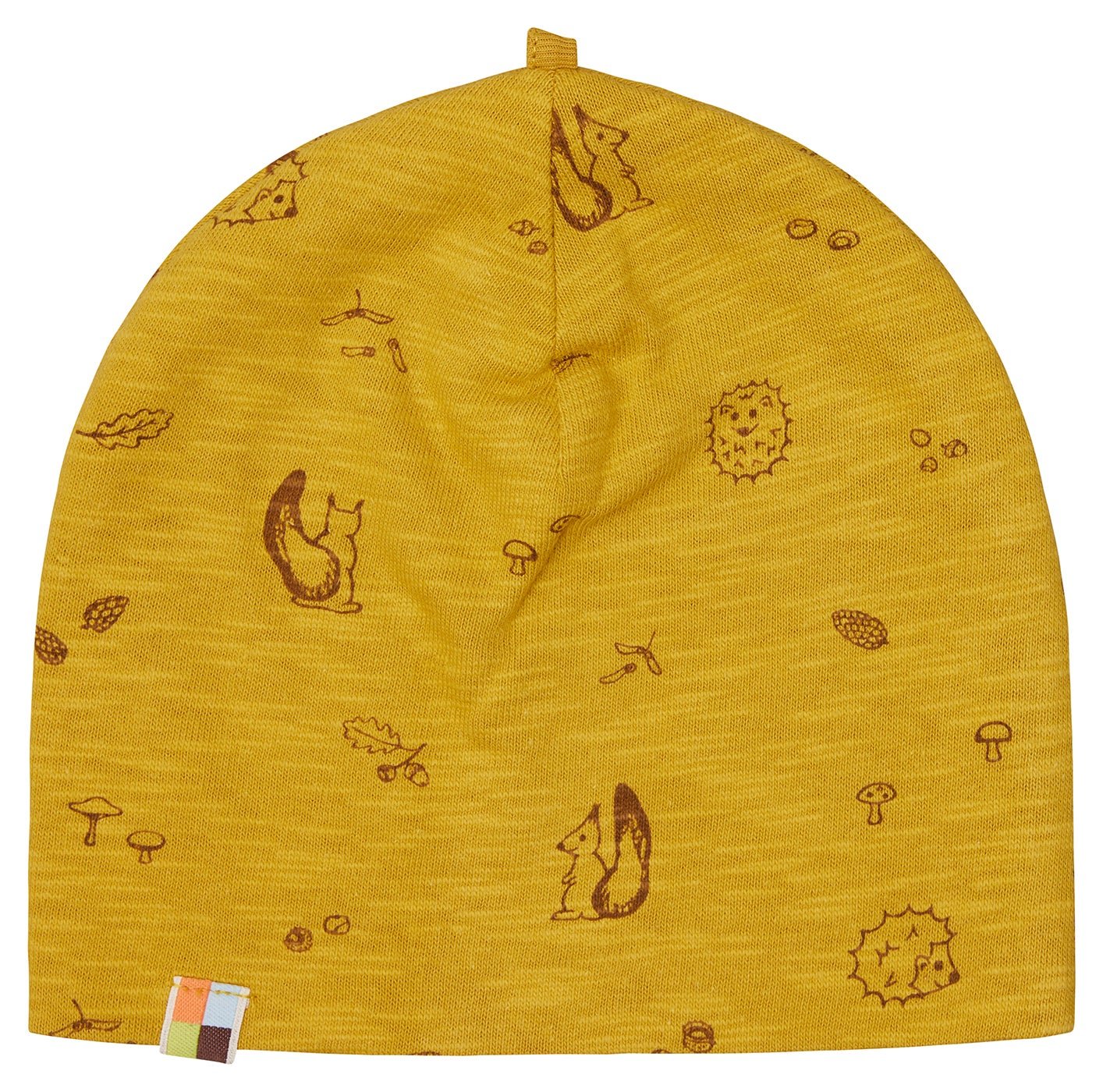 loud-proud-classics-beanie-m-tze-azur-62-68-wald-druck image 4