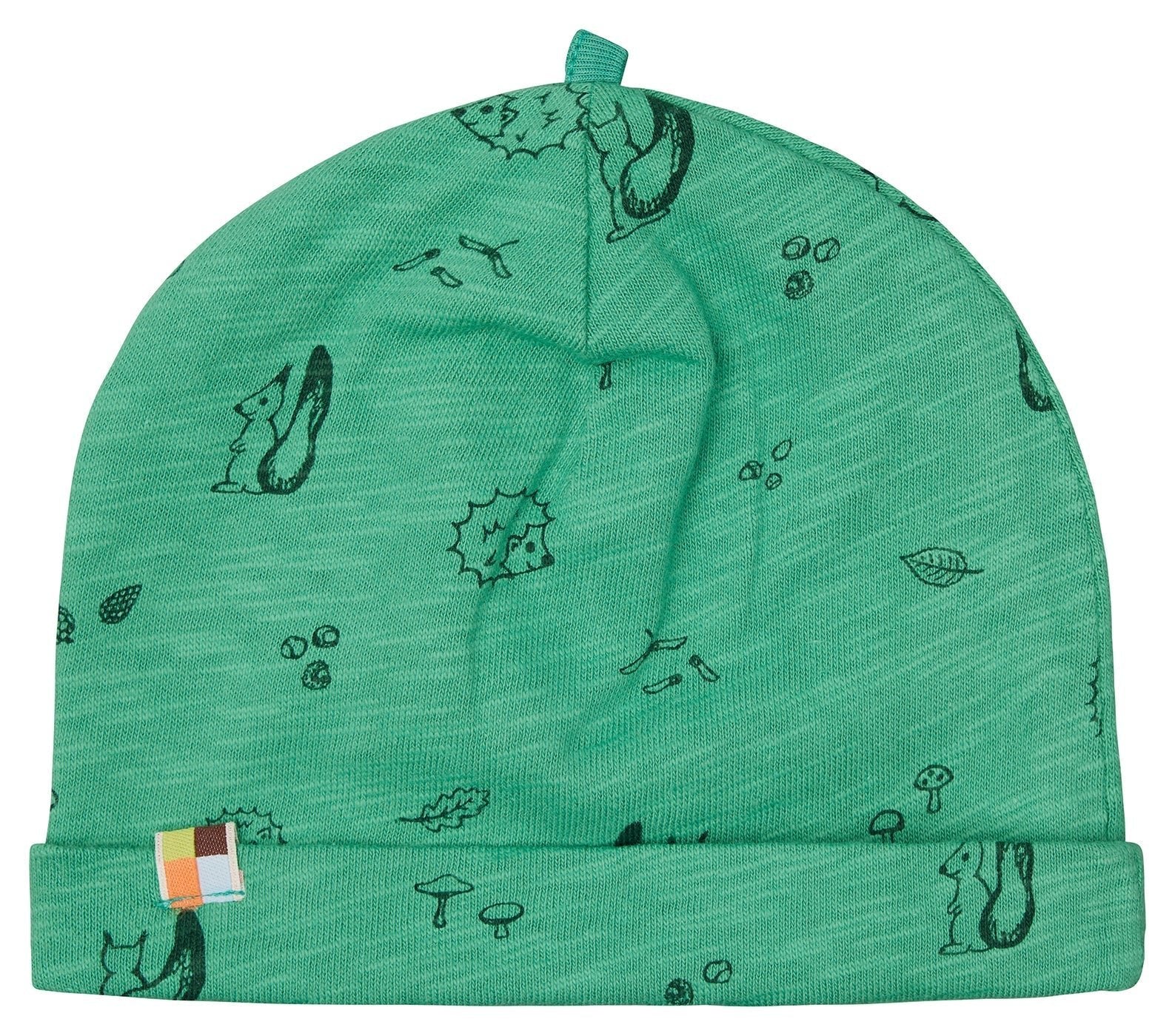 loud-proud-classics-beanie-m-tze-azur-62-68-wald-druck image 8