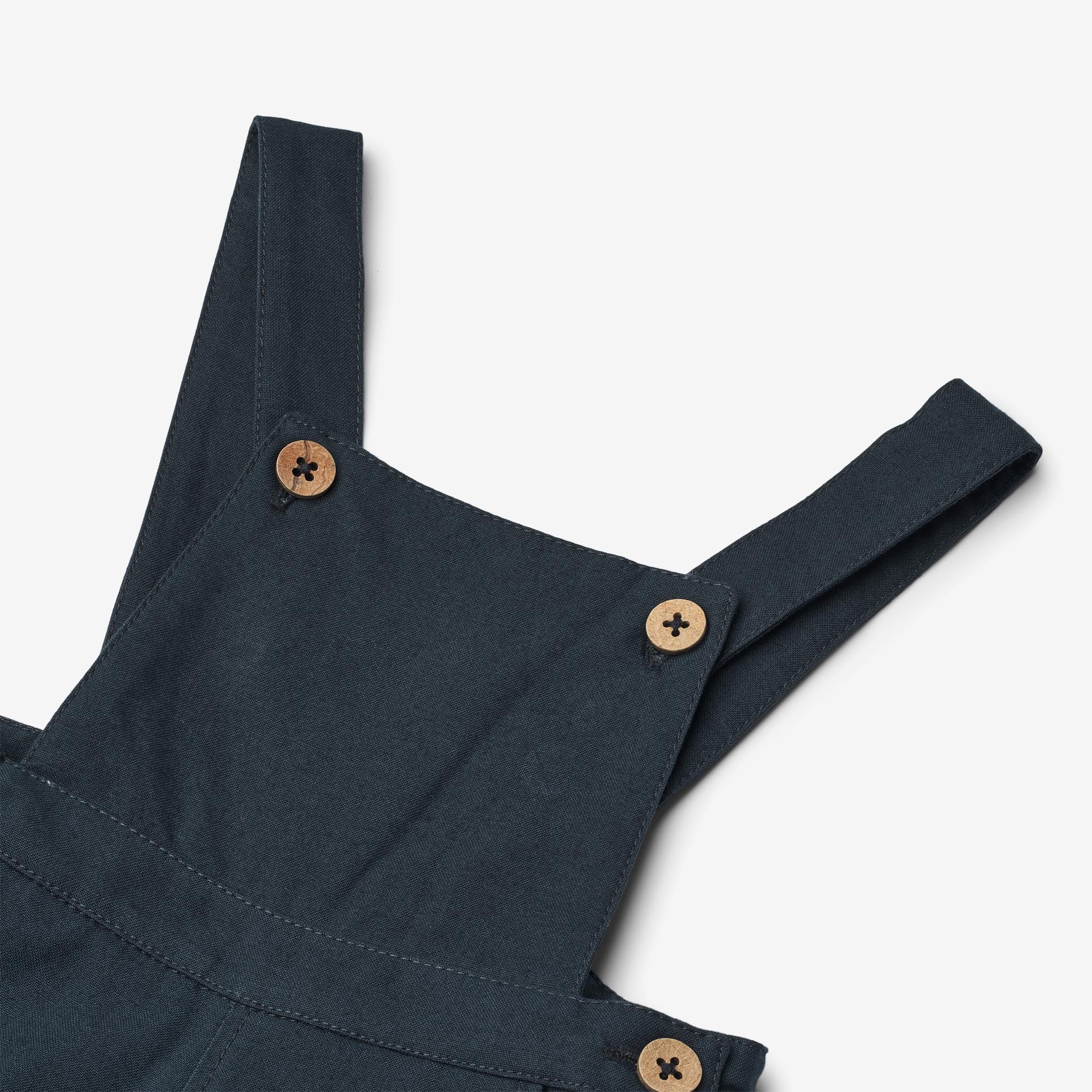 wheat-erik-overall-navy-baby-latzhose-kurz-bio-baumwolle image 3