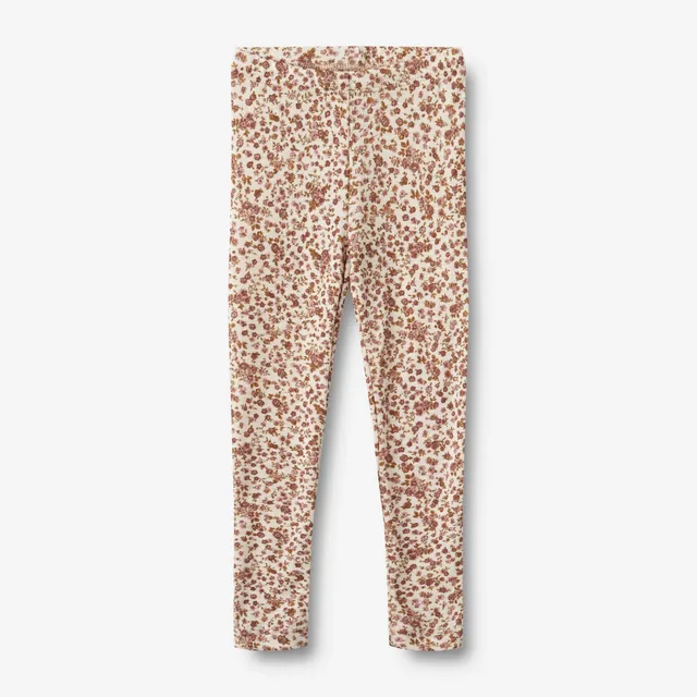 wheat-agi-wool-leggings-rose-flowers-merinowolle image 1