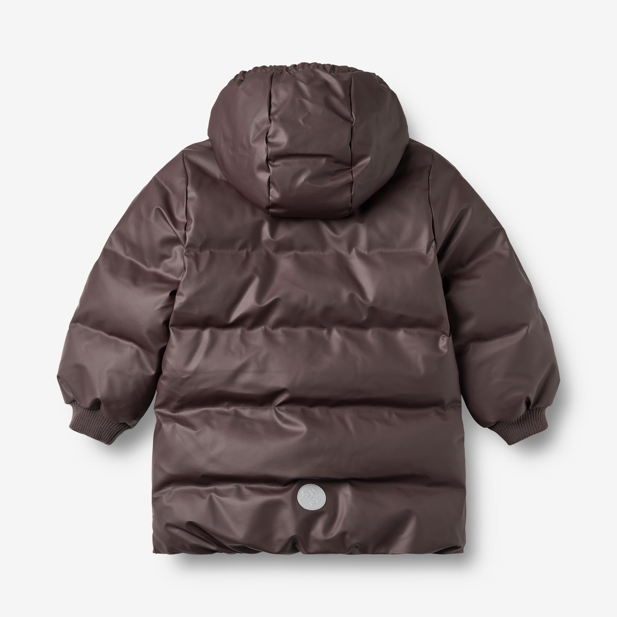 wheat-coast-pu-puffer-jacket-chocolate-plum-wasserdicht image 2