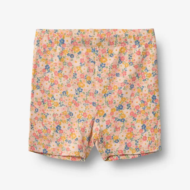 wheat-anne-bike-shorts-multi-flowers-bio-baumwolle image 1
