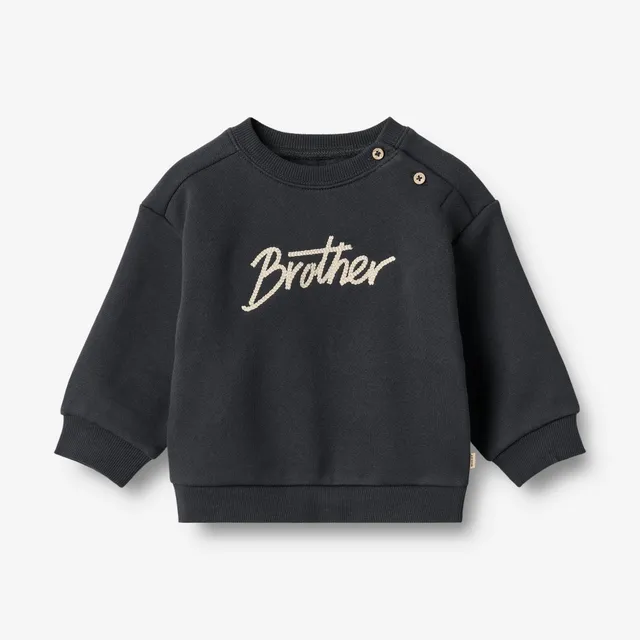 wheat-sander-baby-sweatshirt-navy-bio-baumwolle-langarm image 1