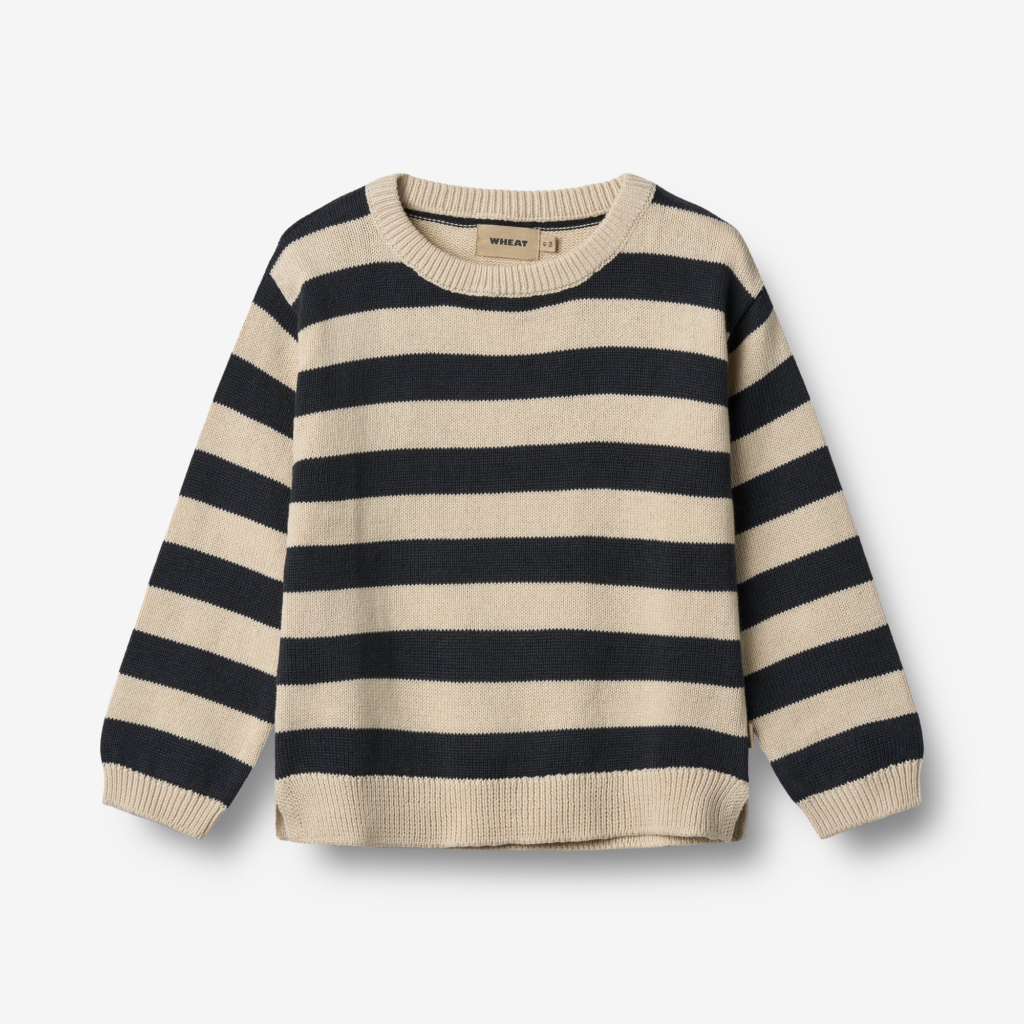 wheat-morgan-strickpullover-navy-stripe-bio image 1