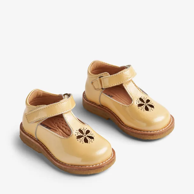 wheat-asta-mary-jane-baby-lemon-lack-leder-klett image 1