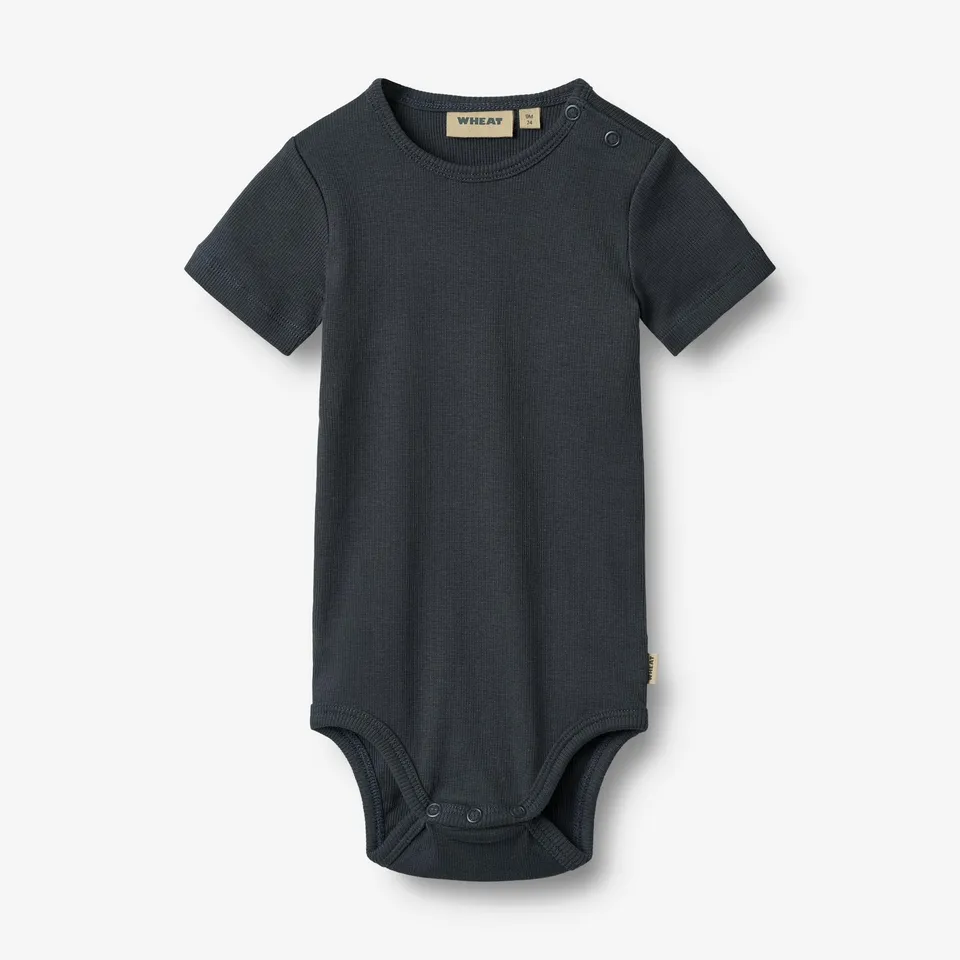 wheat-timo-body-kurzarm-navy-bio-baumwolle-baby image 1