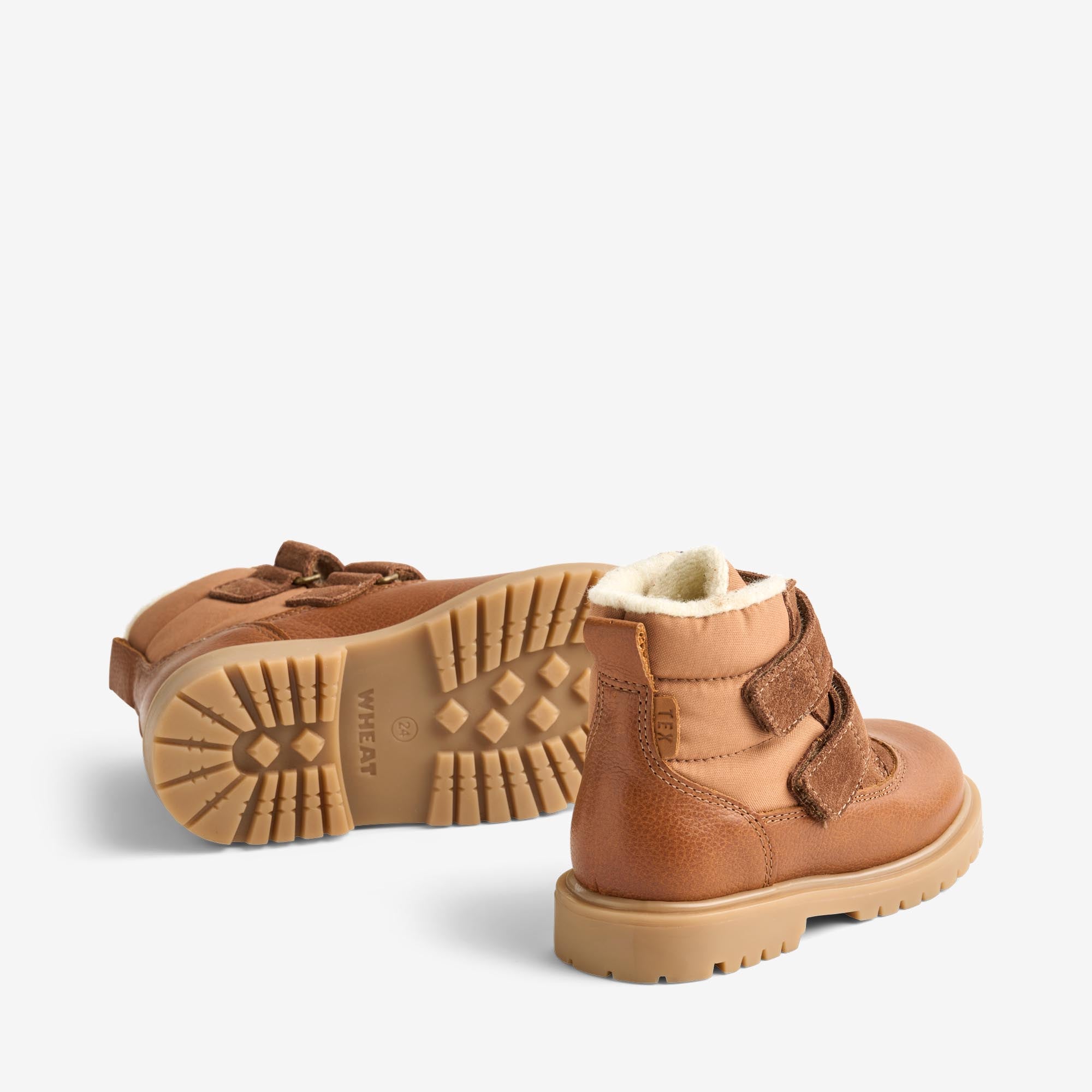 wheat-koon-tex-winterstiefel-cognac-wasserdicht-mit-wolle image 3