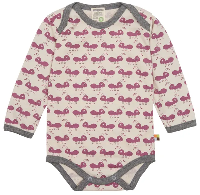 loud-proud-classics-body-langarm-ameisen-grape-bio-baumwolle image 1