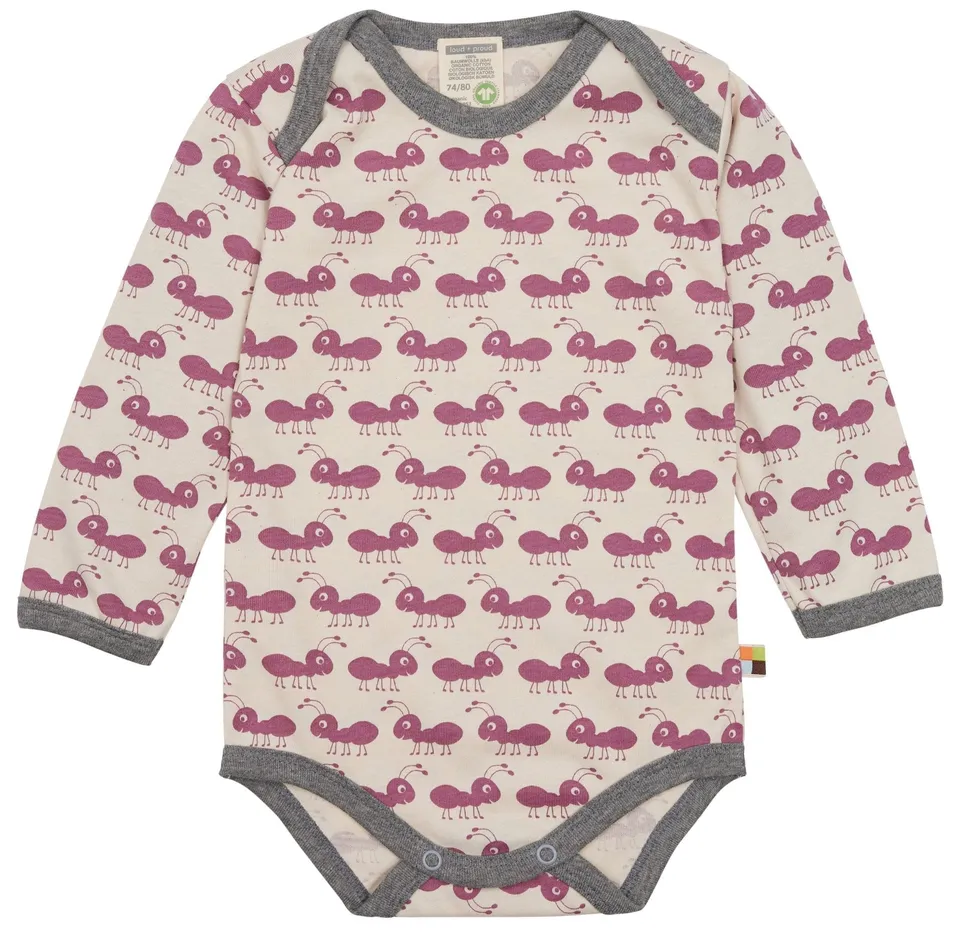 loud-proud-classics-body-langarm-ameisen-grape-bio-baumwolle image 1