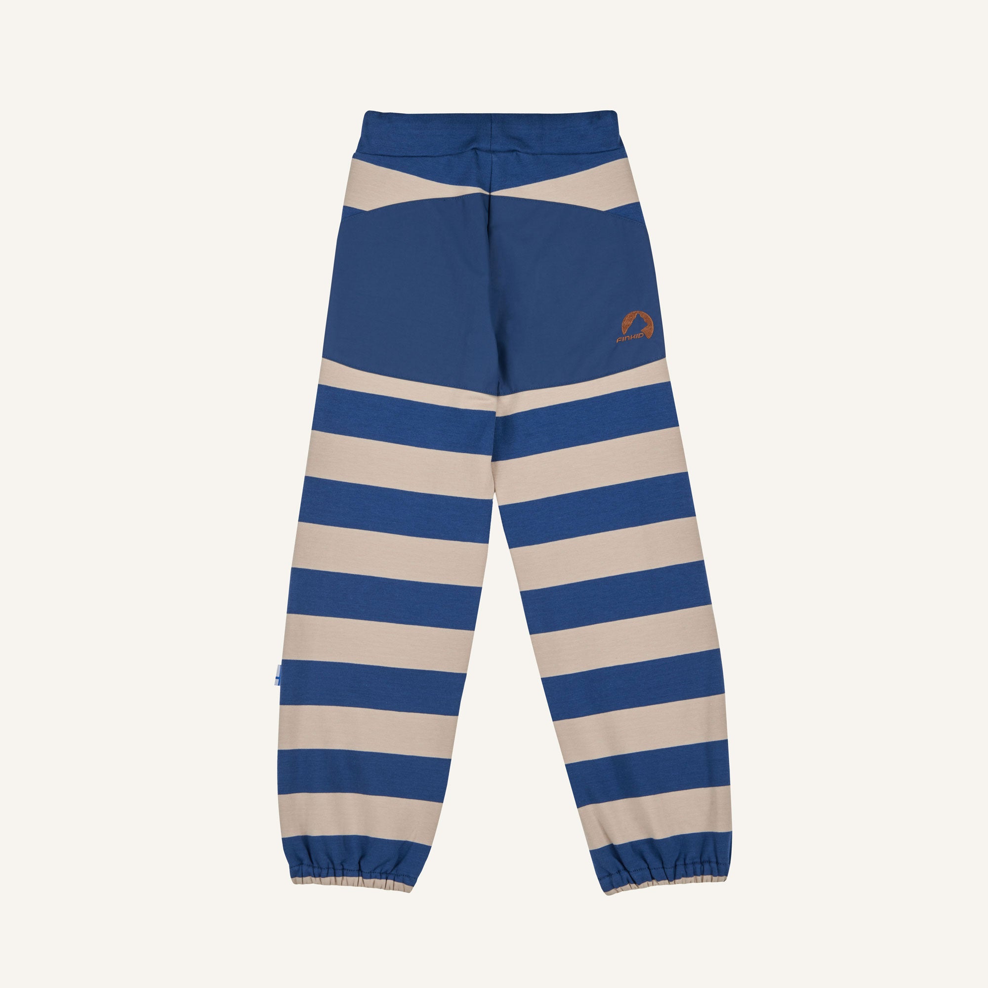 finkid-husky-lautta-sweatjogger-raspberry-fox-blockstreifen-freizeithose-aus-bio image 2
