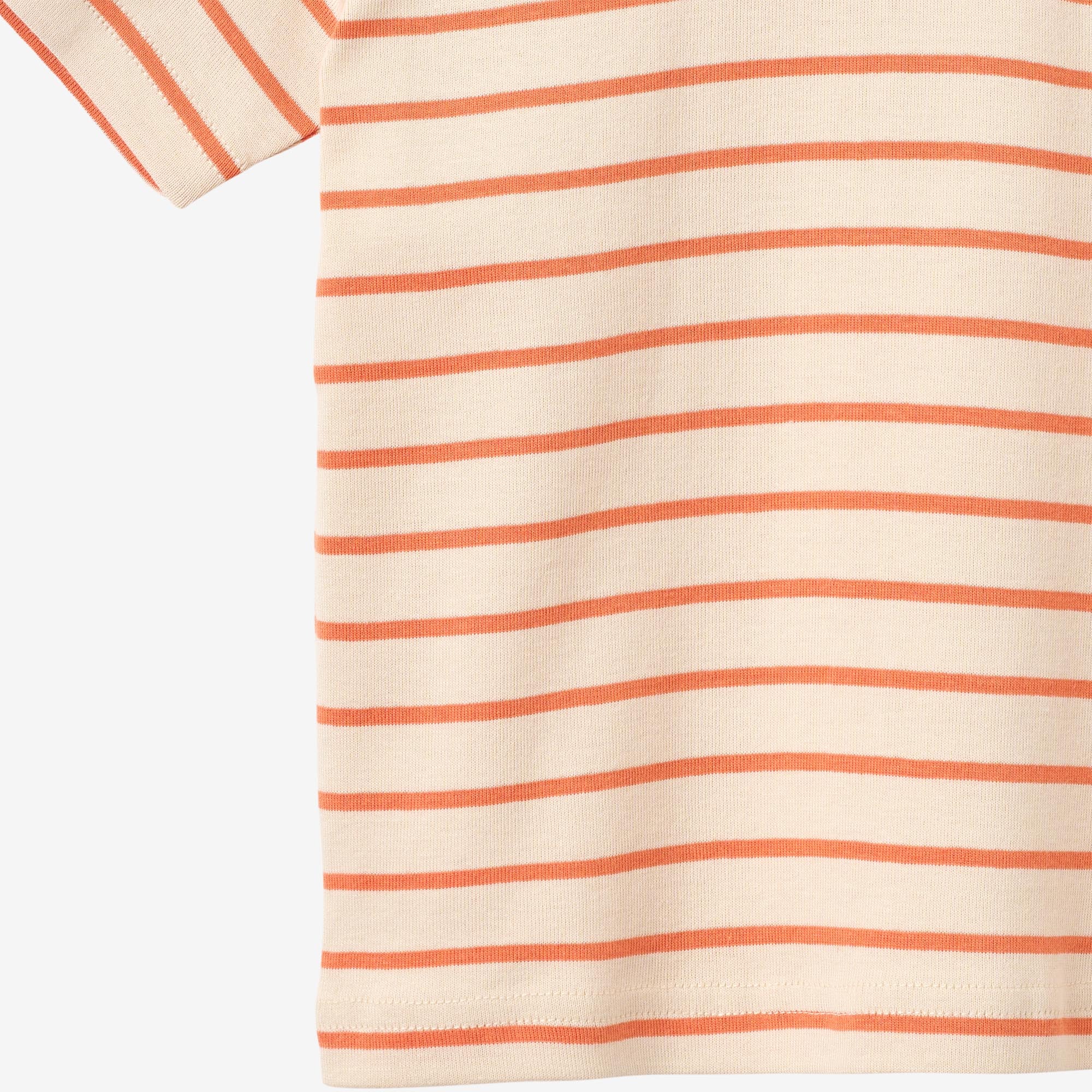 wheat-jay-t-shirt-kinder-orange-stripe-bio-baumwolle image 3