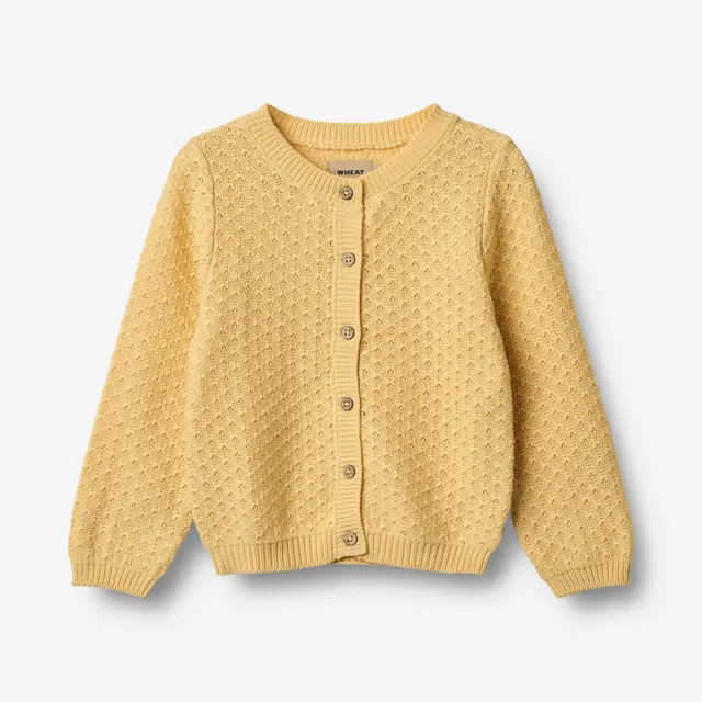 wheat-magnella-strickjacke-golden-yellow-bio image 1